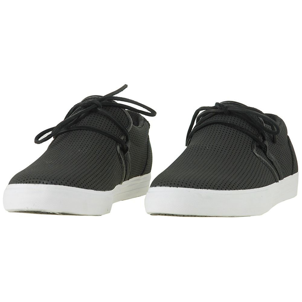 Baskets Basses Supra Cuban Noir Tuf Black Perf Homme | EAH-44879103